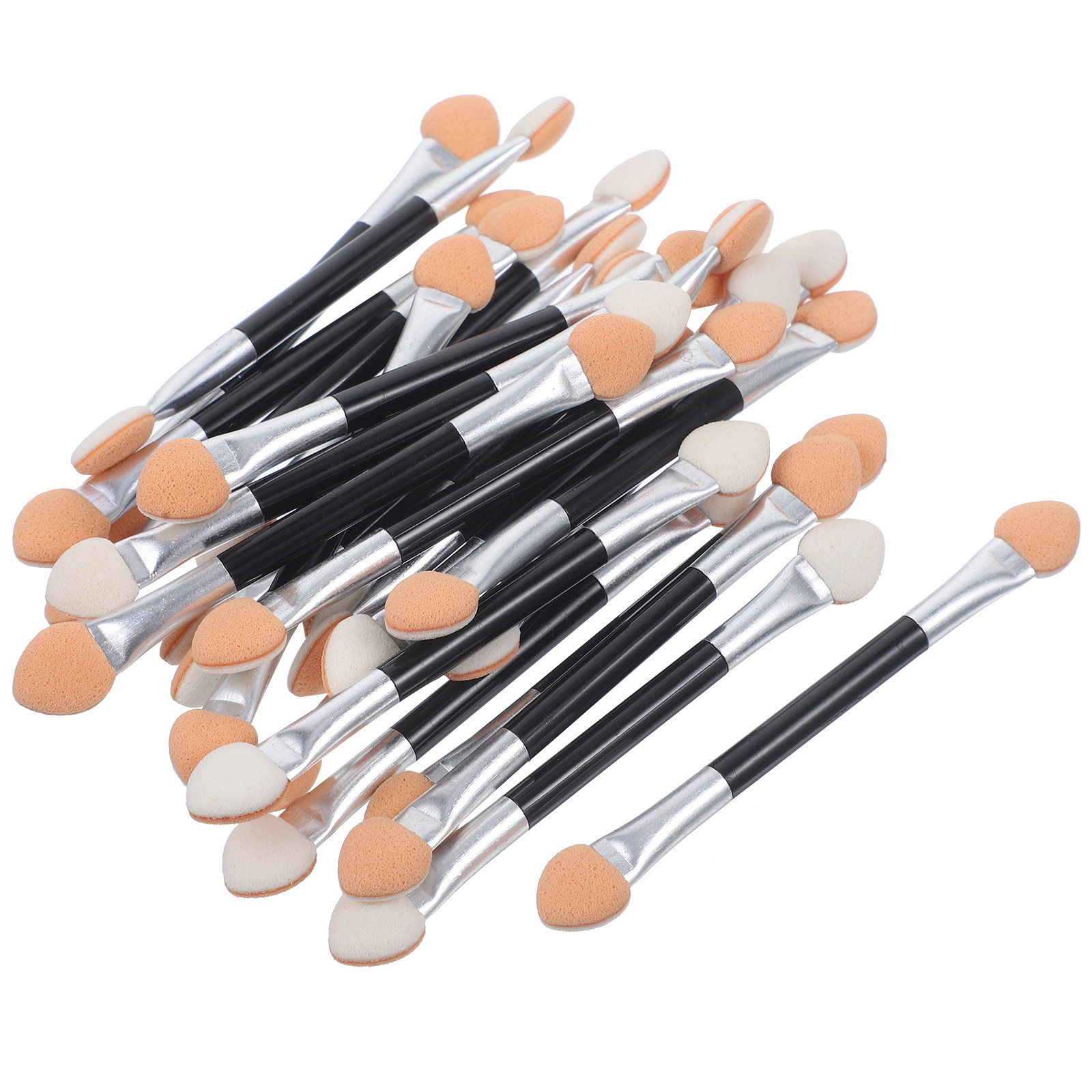 Beauty Makeup Tips - 24Pcs Dual-Headed Eyeshadow Sponge Brushes Lightweight