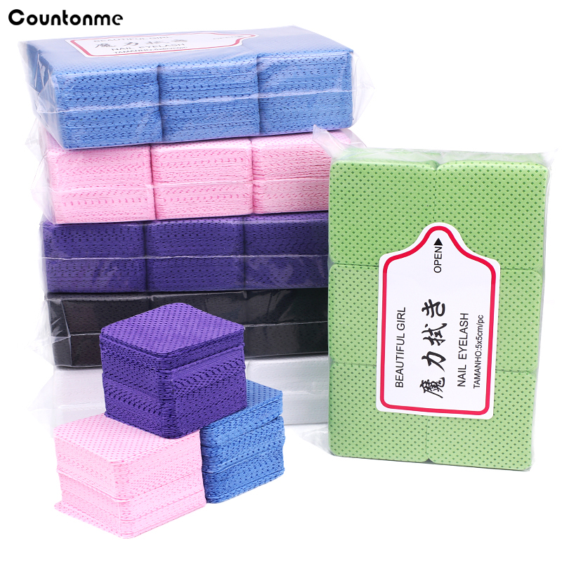 Gel Nail Polish - 540Pcs/Pack Lint-free Nail Polish Remover Napkin