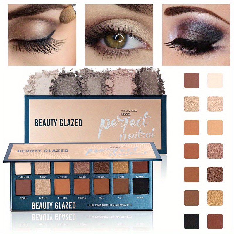 Beauty Makeup Palette - BEAUTY GLAZED 14 Colors Eyeshadow Palette