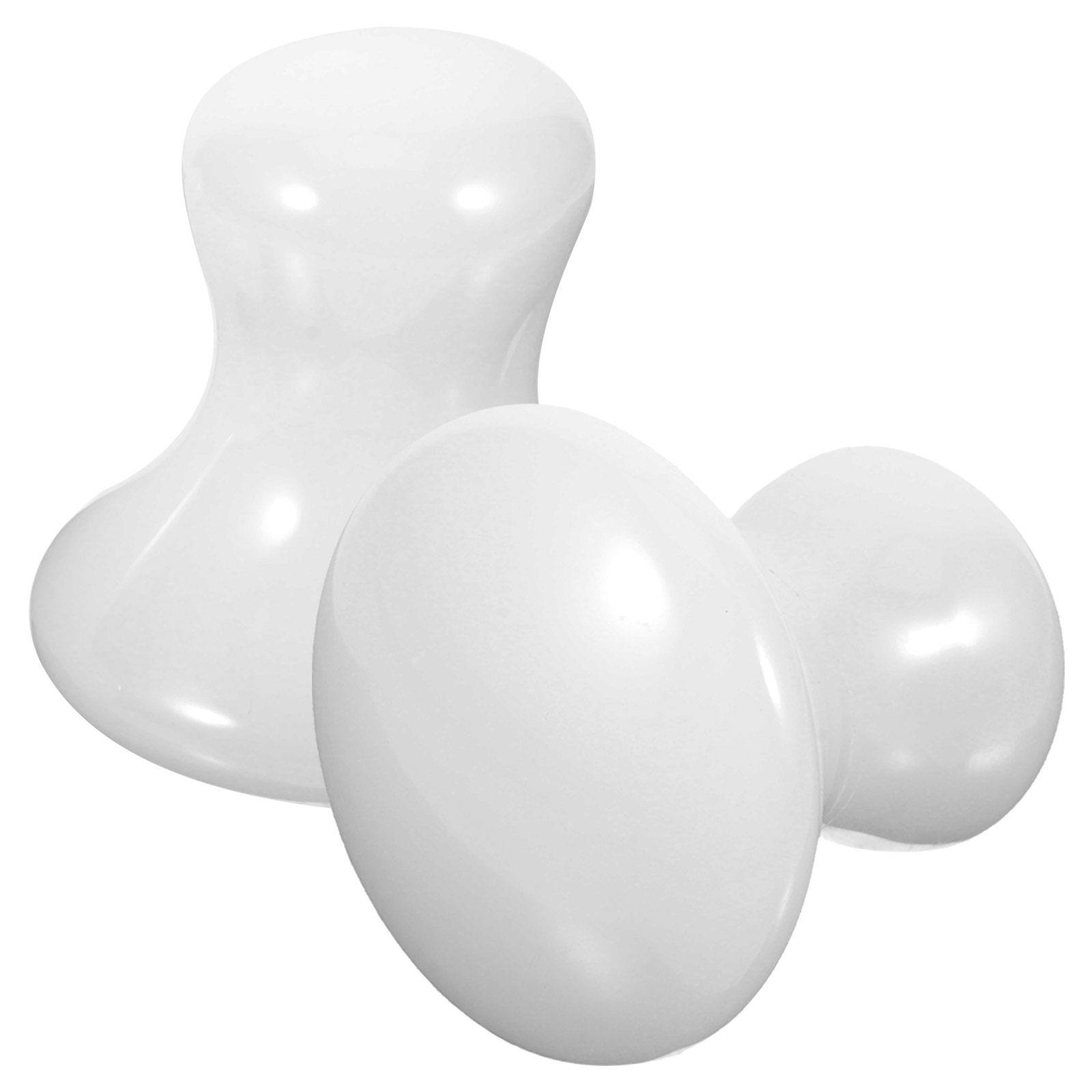 Jade Roller Gua Sha - 2pcs Quartz Jade Massage Stone Face