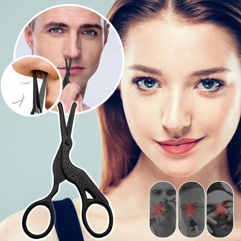 Beauty Makeup Tips - NEW Round Tip Nose Scissors Nose