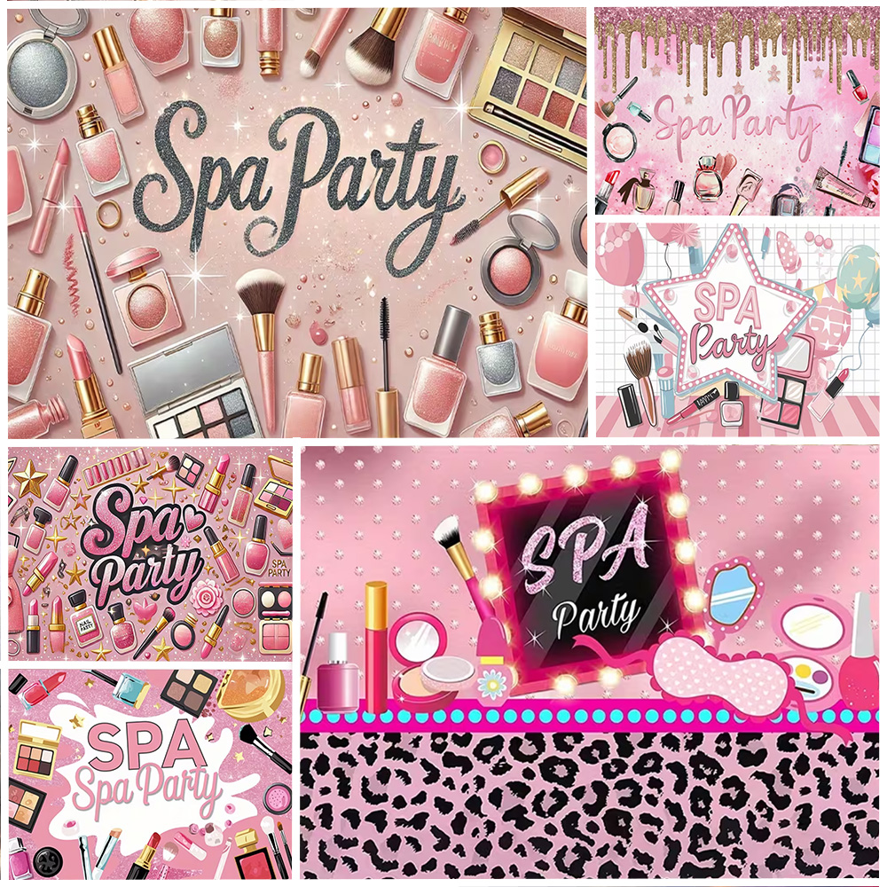 Beauty Makeup Girl Photo - Pink Beauty Makeup Spa Birthday Party