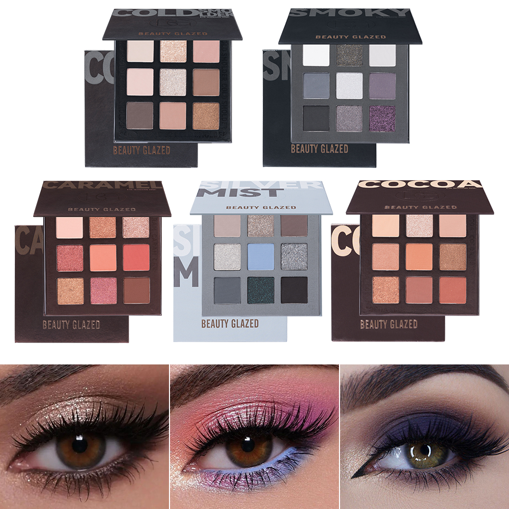 Beauty Makeup Palette - Beauty Glazed 9 Colors Eye Shadow