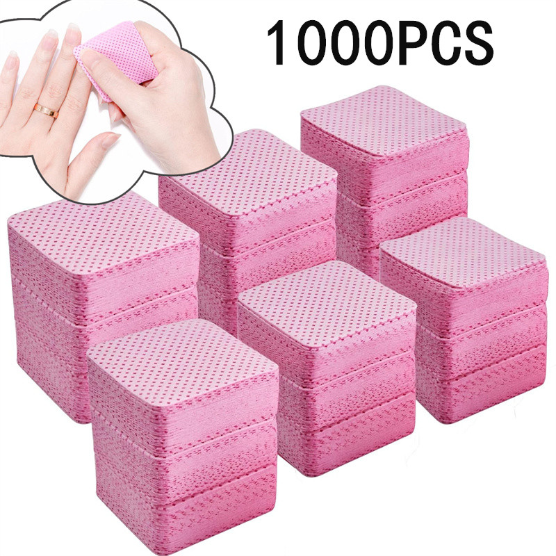 Gel Nail Polish - 20/50/100/300/1000pcs Lint-Free Nail Wipes Gel Cleansing