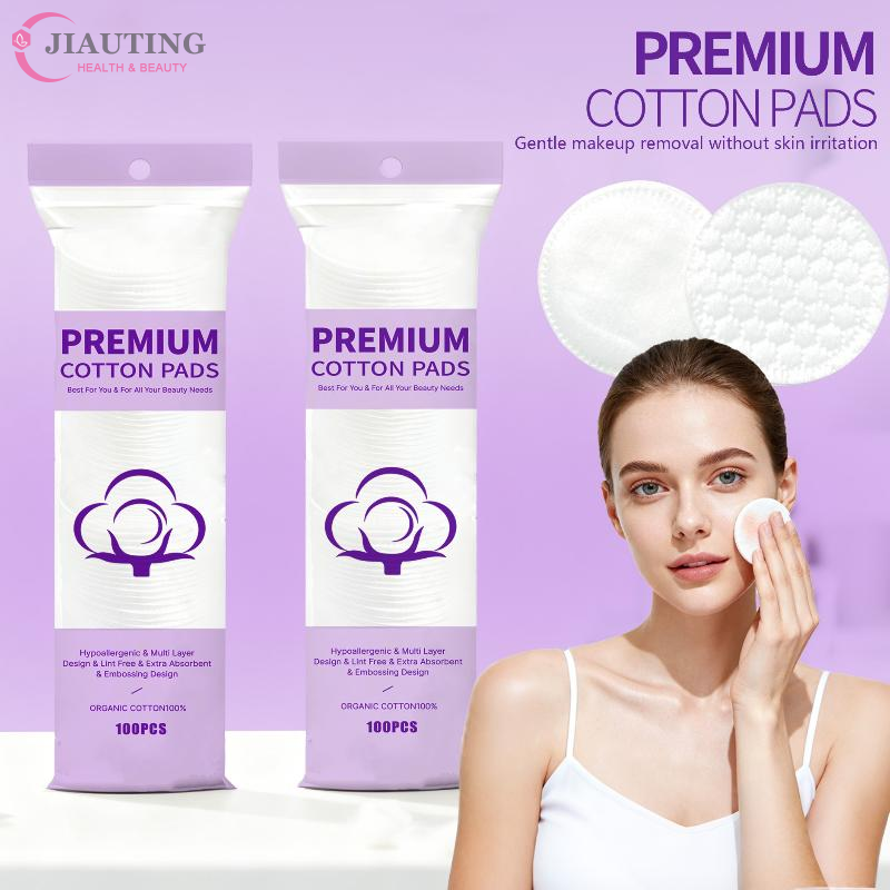 Beauty Makeup Remover - Disposable Makeup Cotton Pad 100/120pcs Soft