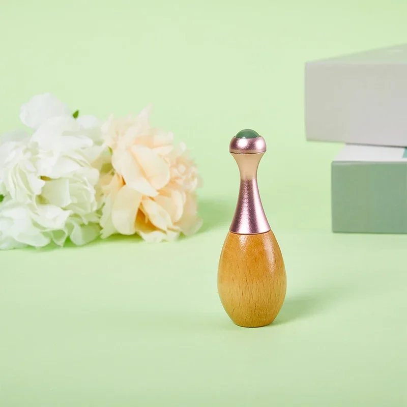 Jade Roller Gua Sha - 1pcs Gourd Shaped Natural Jade Gourd-shaped