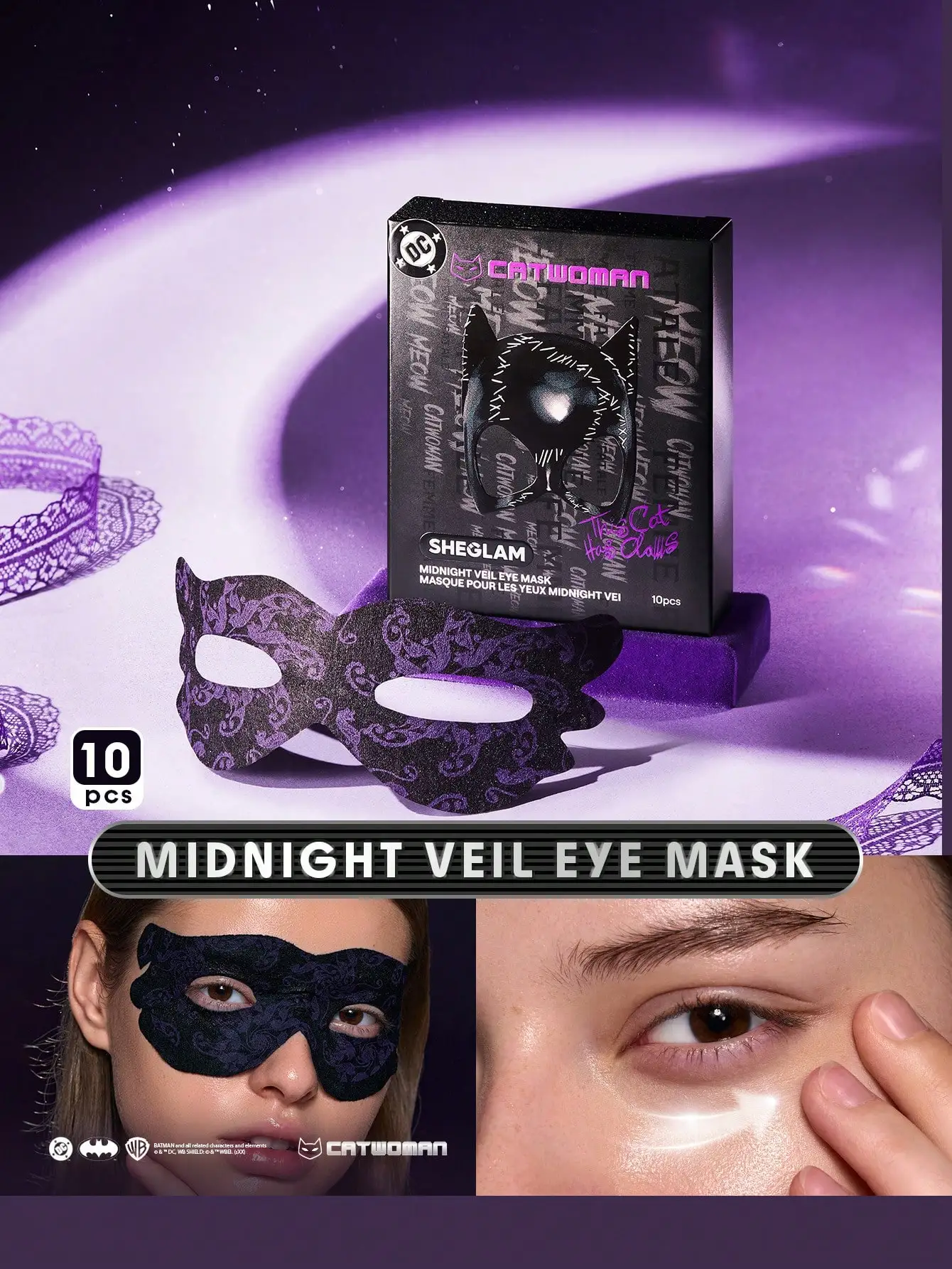 Beauty Makeup For Girl - Midnight Veil Eye Mask Brand Beauty