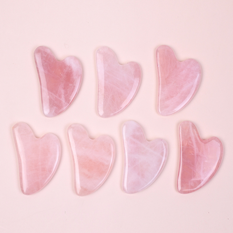 Jade Roller Gua Sha - Hot Selling A+Rose Quartz Gua Sha