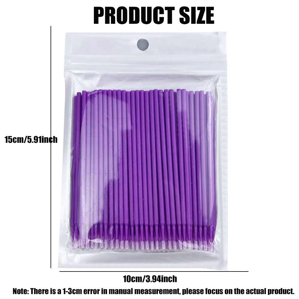 500/1000PCS Eyelash Cleaning B - Beauty Makeup Remover 评论和价格
