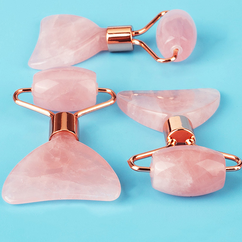 Double Head Crystal Jade Rolle - Jade Roller Gua Sha 评论和价格