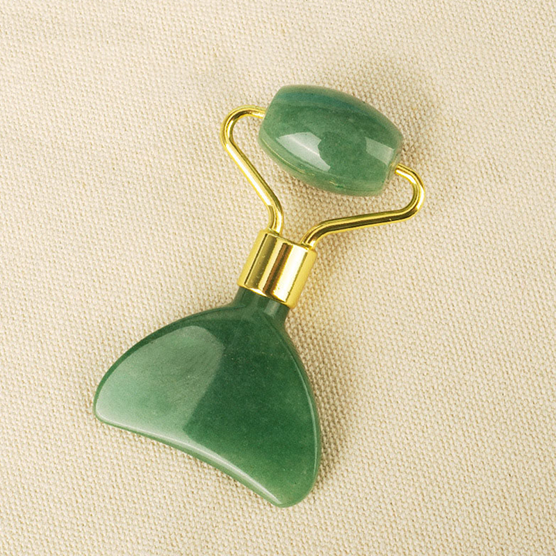 Double Head Crystal Jade Rolle - Jade Roller Gua Sha 评论和价格