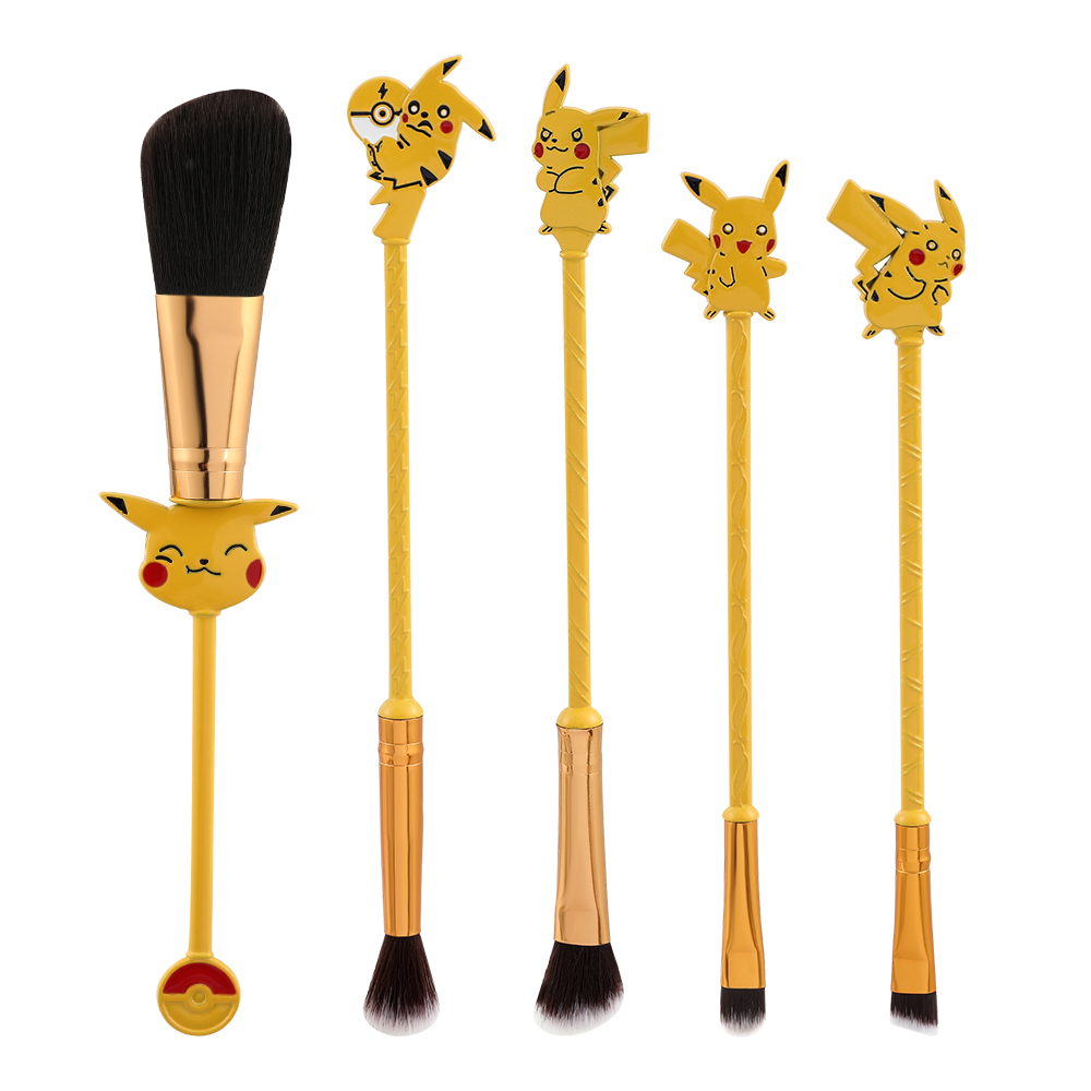 5pcs/set Pokemon Pikachu Makeu - Beauty No Makeup 评论和价格