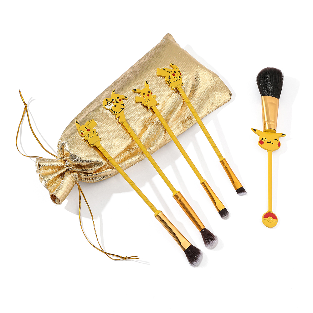 5pcs/set Pokemon Pikachu Makeu - Beauty No Makeup 评论和价格