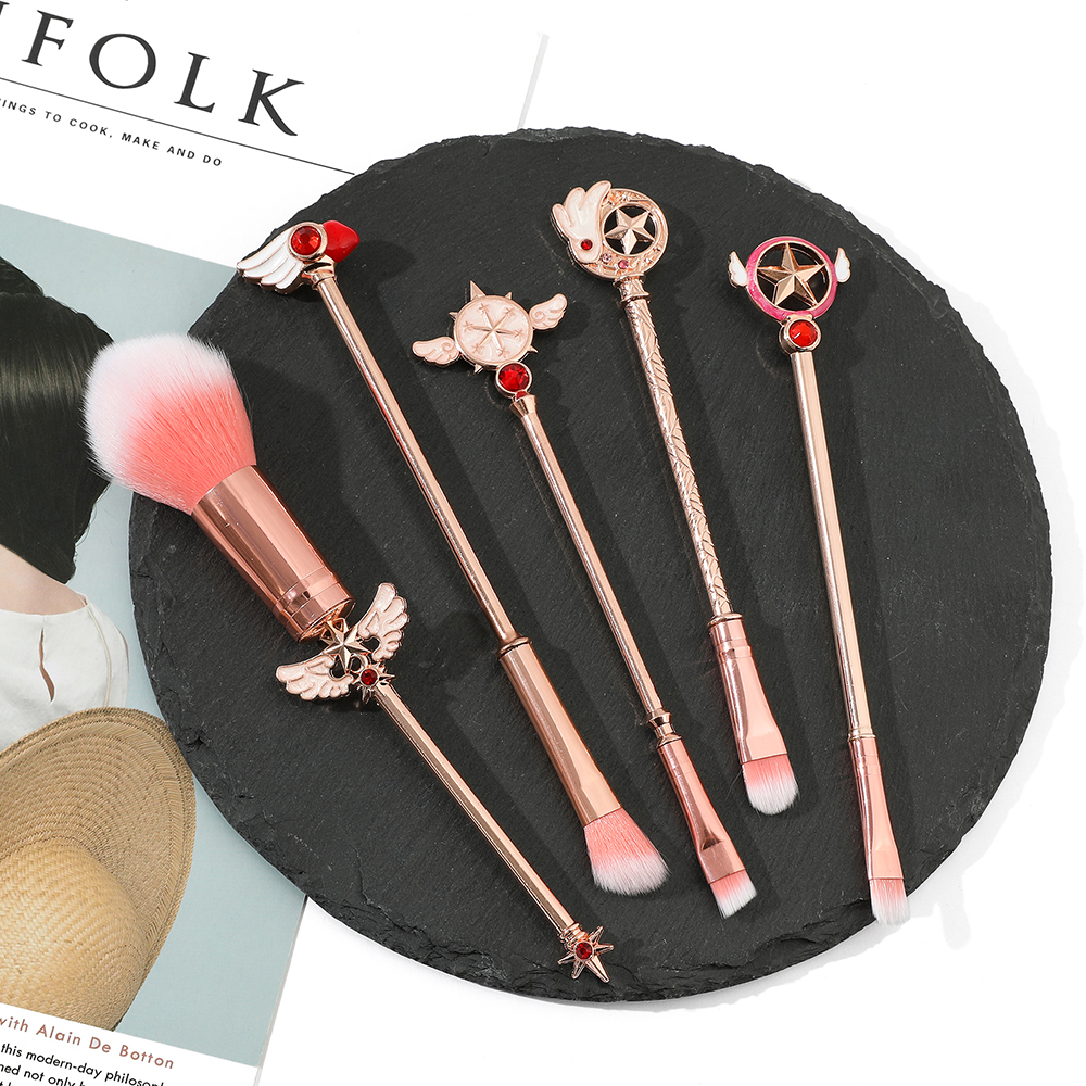 Sailor Moon Makeup Brushes Set - Beauty No Makeup 评论和价格