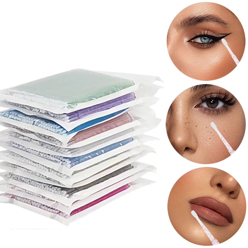 100pcs Eyelash Cleaning Brushe - Beauty Makeup Remover 评论和价格