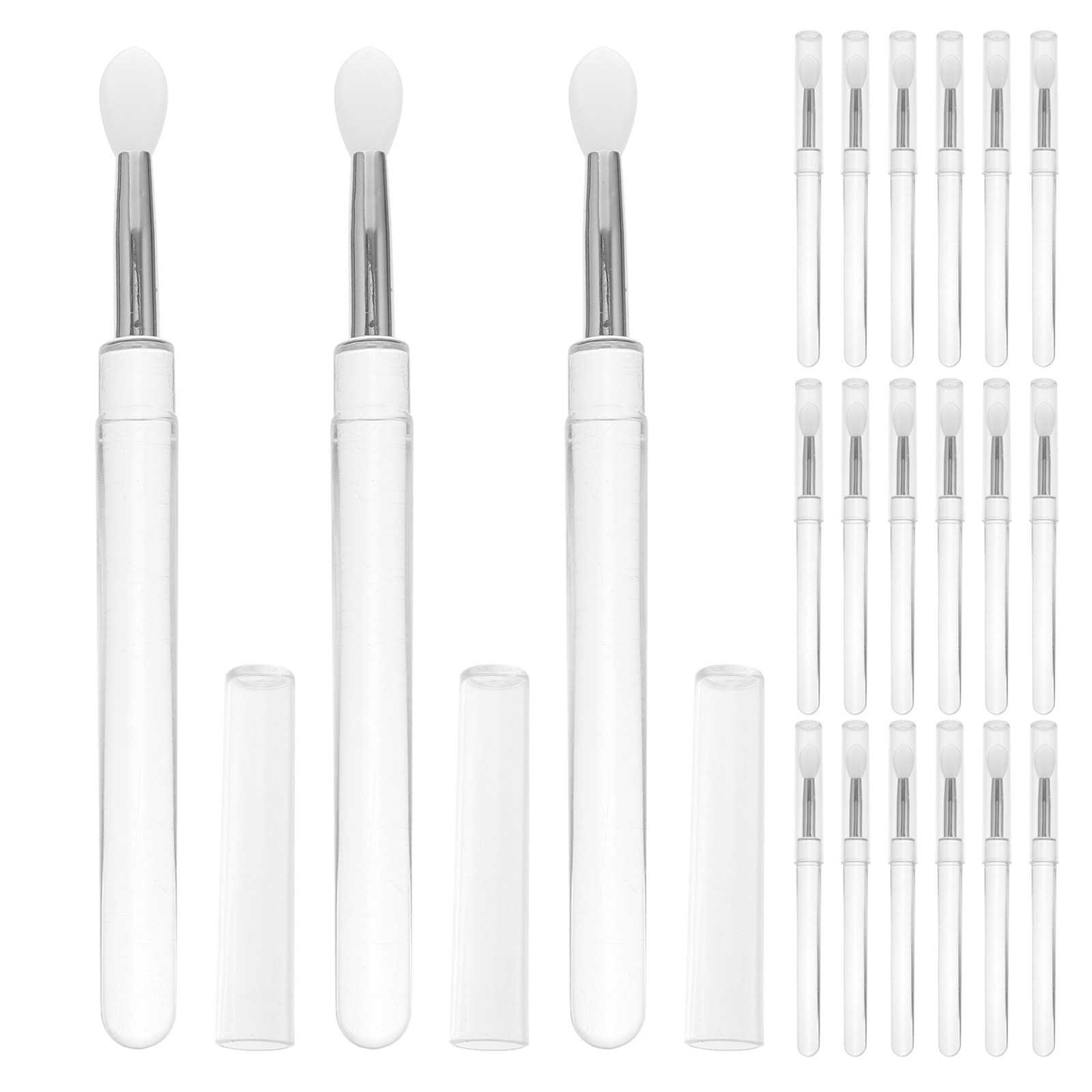 30Pcs Silicone Beauty Brush Se - Beauty Makeup Cream 评论和价格