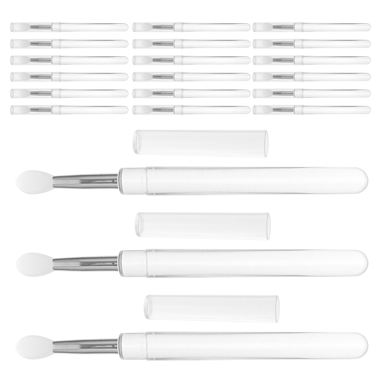 30Pcs Silicone Beauty Brush Se - Beauty Makeup Cream 评论和价格