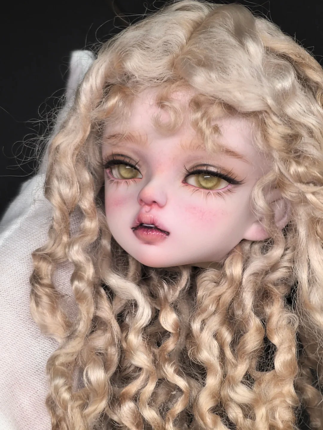 1/4 Scale SD BJD Doll Head -re - Beauty Makeup For Girl 评论和价格