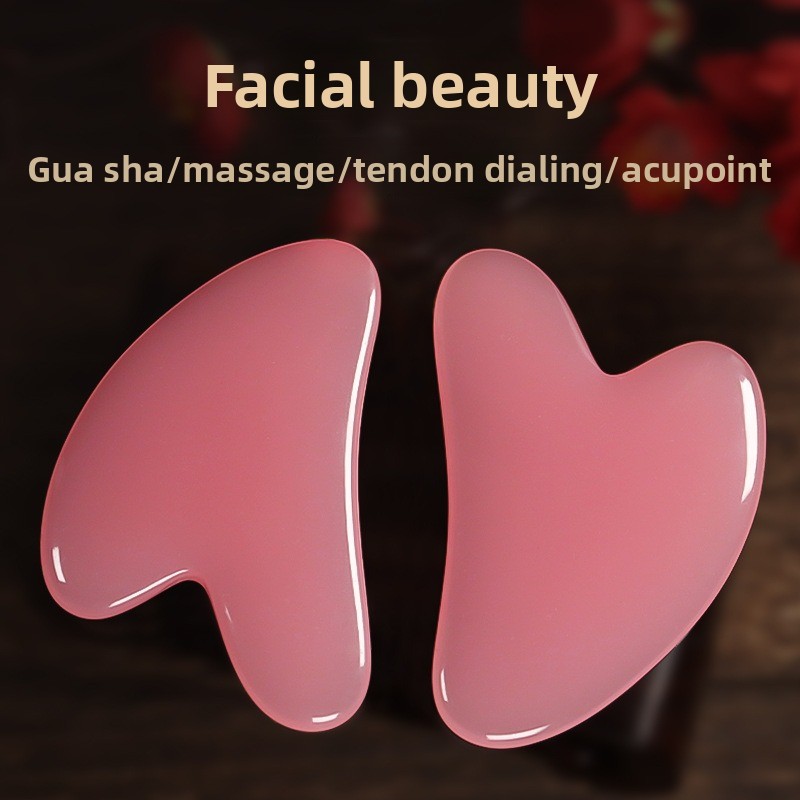Natural Stone GuaSha Jade Faci - Jade Roller Gua Sha 评论和价格