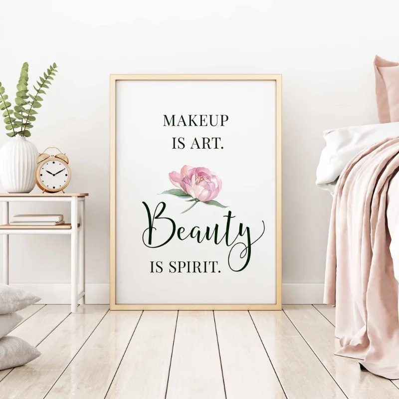 Makeup Quotes Poster Eyelash E - Beauty Of Makeup Quotes 评论和价格