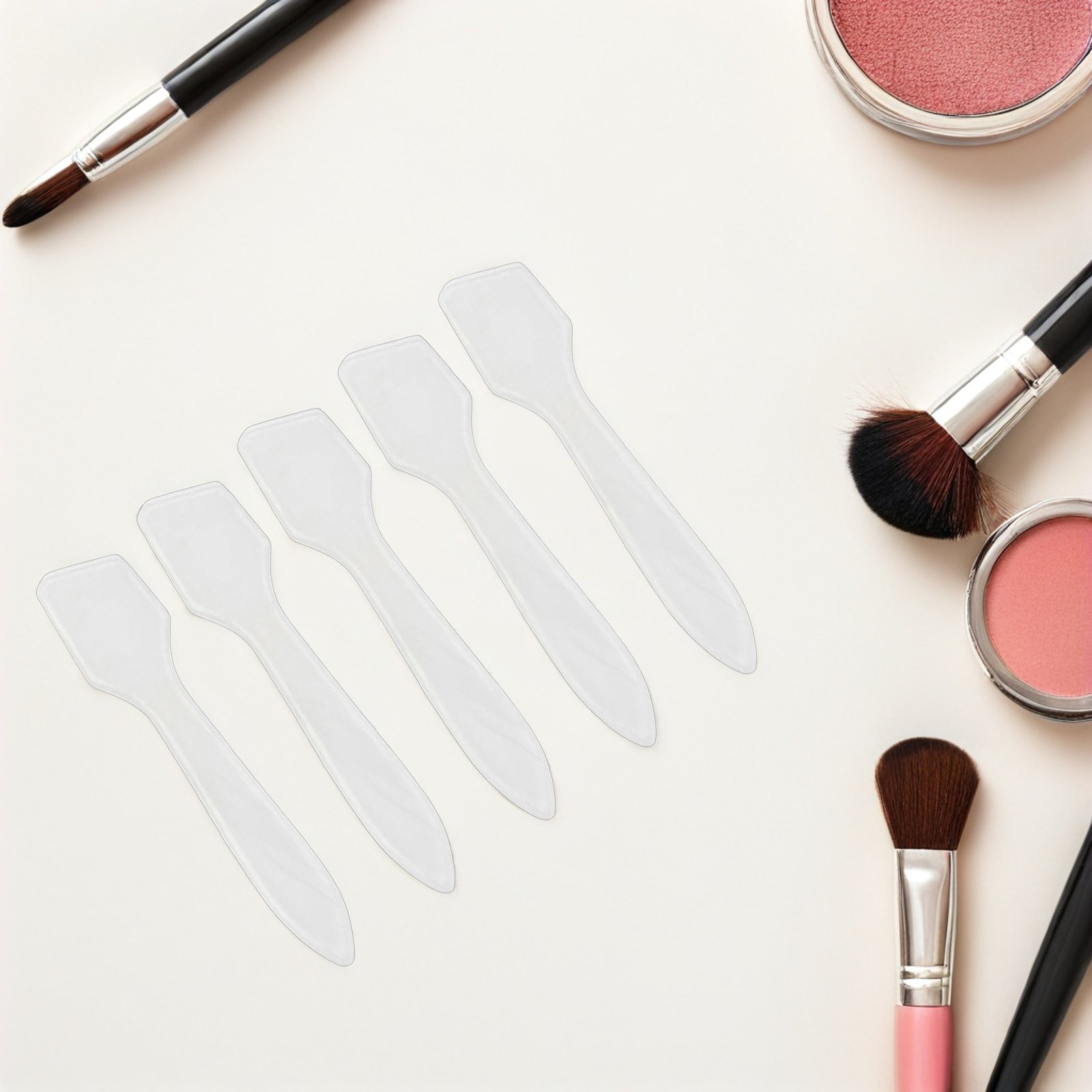 50Pcs Face Mask Scoop Spatula  - Beauty Makeup Cream 评论和价格