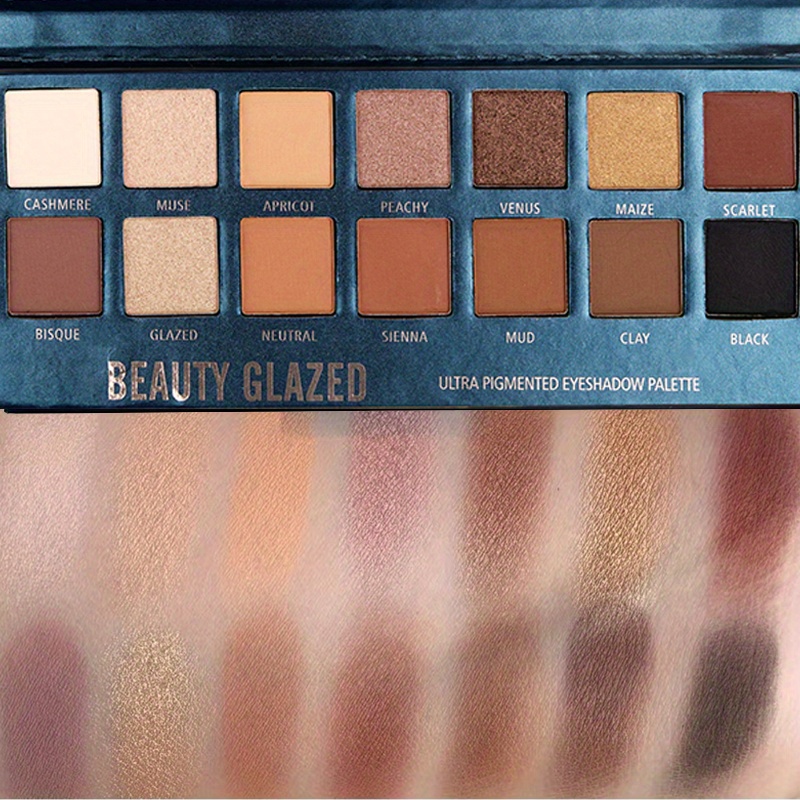 BEAUTY GLAZED 14 Colors Eyesha - Beauty Makeup Palette 评论和价格