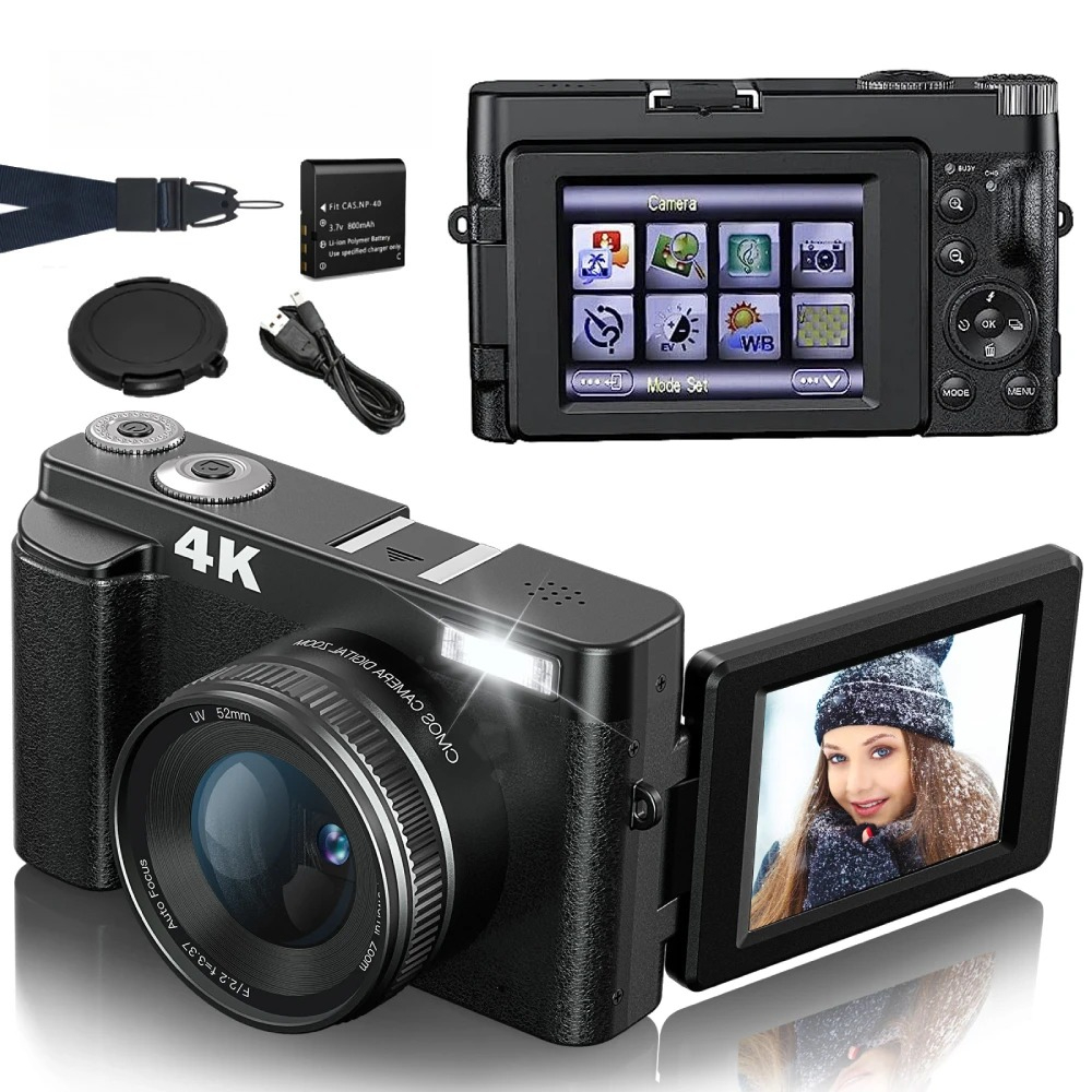 4K 48MP Compact Vlogging Camer - Beauty Makeup Images 评论和价格