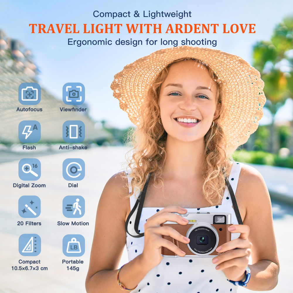 4K Digital Camera Auto Focus 4 - Beauty Makeup Images 评论和价格
