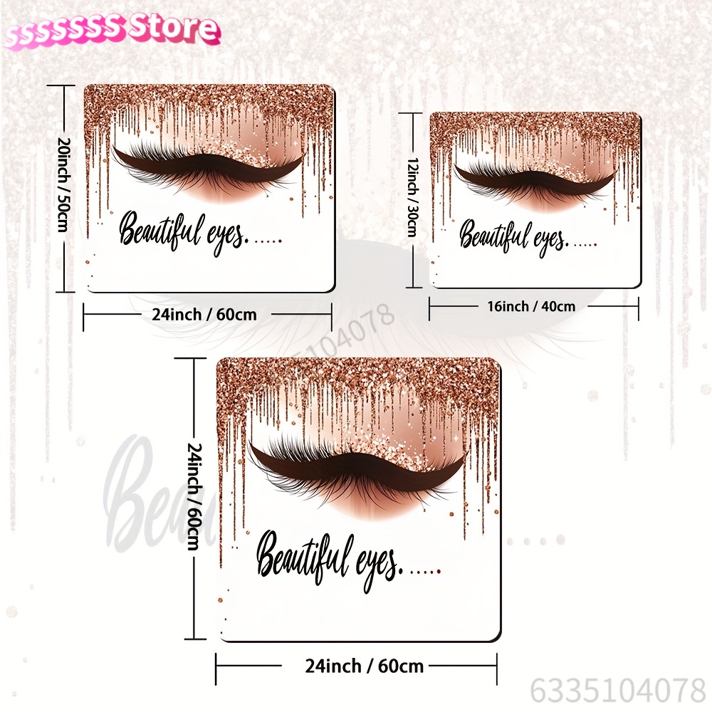 Non-Slip 2D Flat Printing Desk - Beauty Of Makeup Quotes 评论和价格