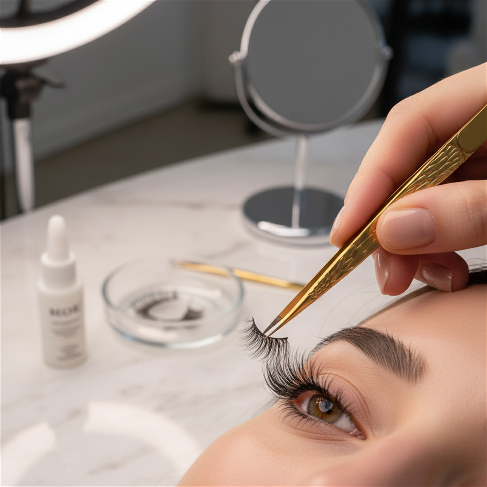 High Precision Lash Tweezers S - Beauty Makeup Tips 评论和价格