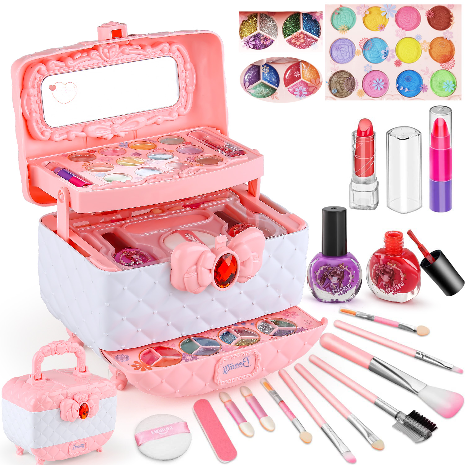 Kids Makeup Toy Kit for Girls, - Beauty Makeup For Girl 评论和价格