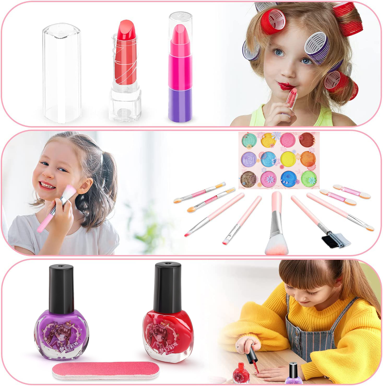 Kids Makeup Toy Kit for Girls, - Beauty Makeup For Girl 评论和价格
