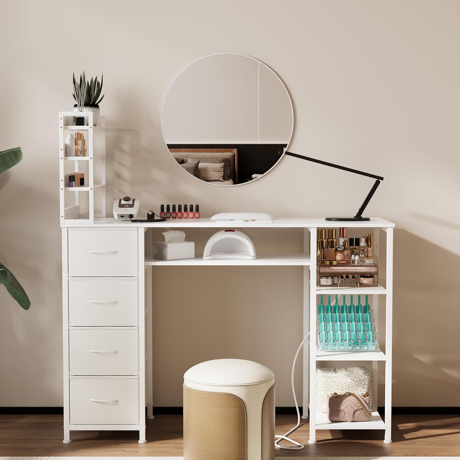 Manicure Table Nail Desk for N - Beauty Makeup Workshop 评论和价格