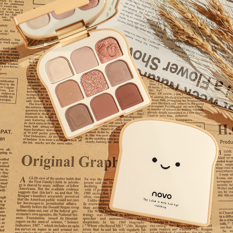 NOVO Toast 9 Colors Matte Eyes - Beauty Makeup Novo 评论和价格