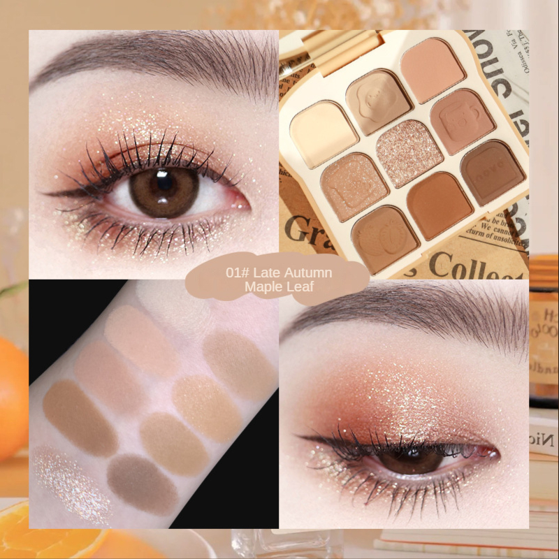 NOVO Toast 9 Colors Matte Eyes - Beauty Makeup Novo 评论和价格
