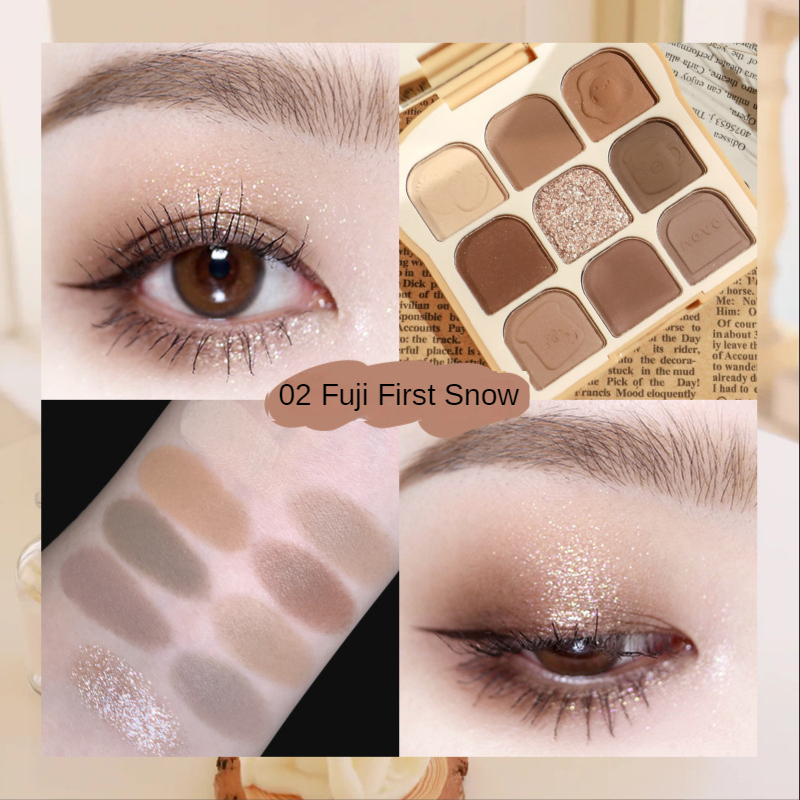 NOVO Toast 9 Colors Matte Eyes - Beauty Makeup Novo 评论和价格