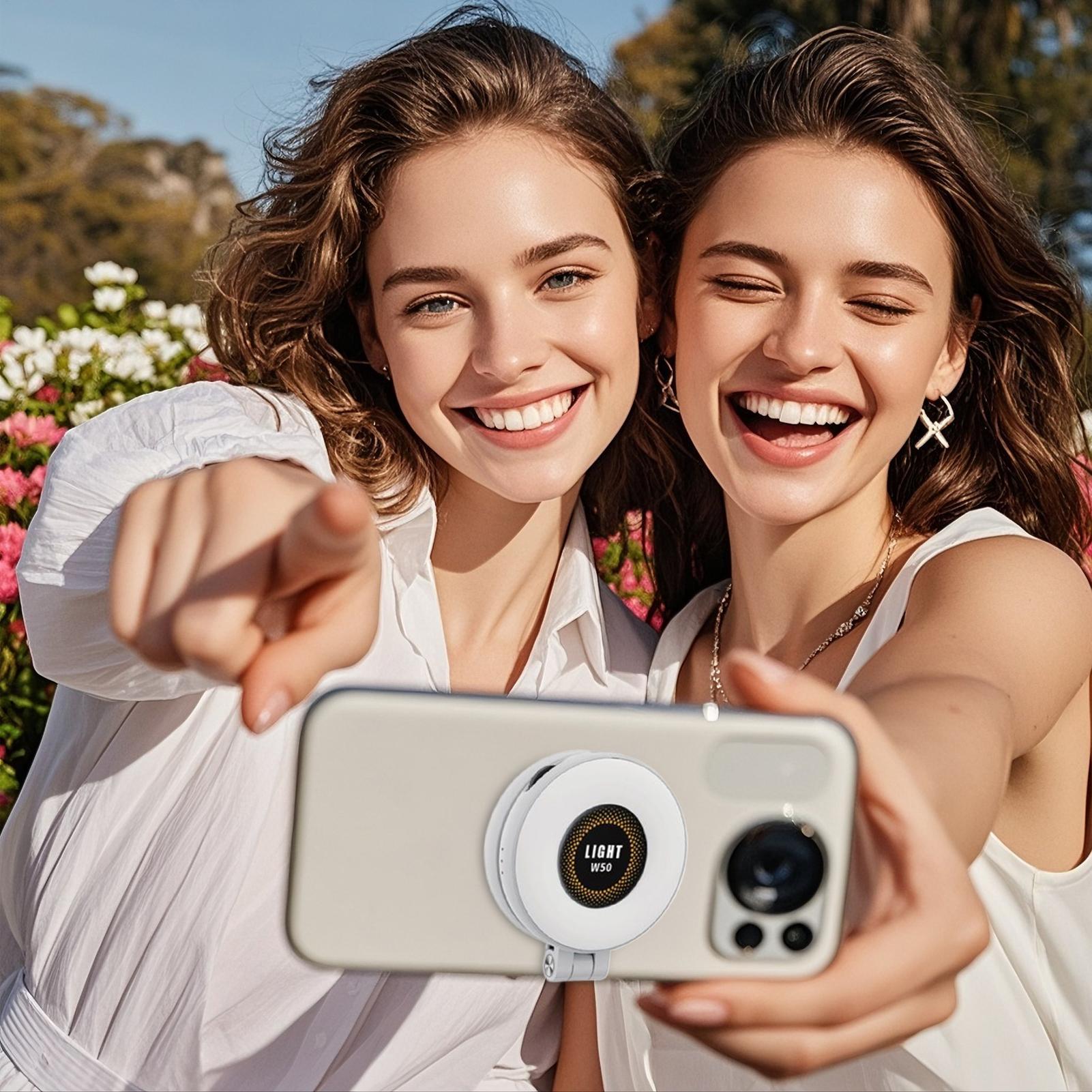 Magnetic Selfie Light 3 Modes  - Beauty Works Makeup 评论和价格