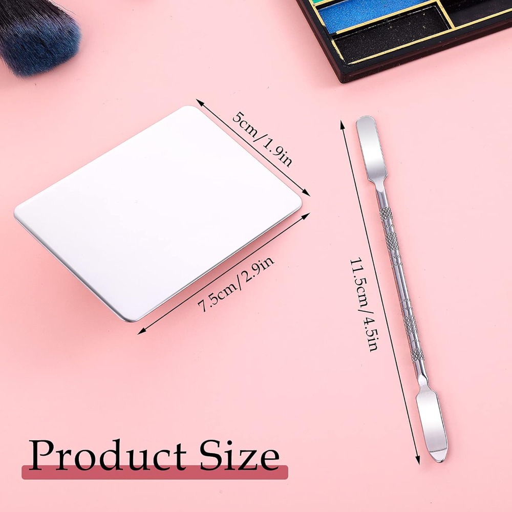 Stainless Steel Makeup Mixing  - Eyeshadow Palette 评论和价格