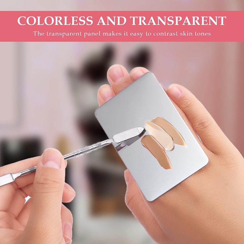 Stainless Steel Makeup Mixing  - Eyeshadow Palette 评论和价格