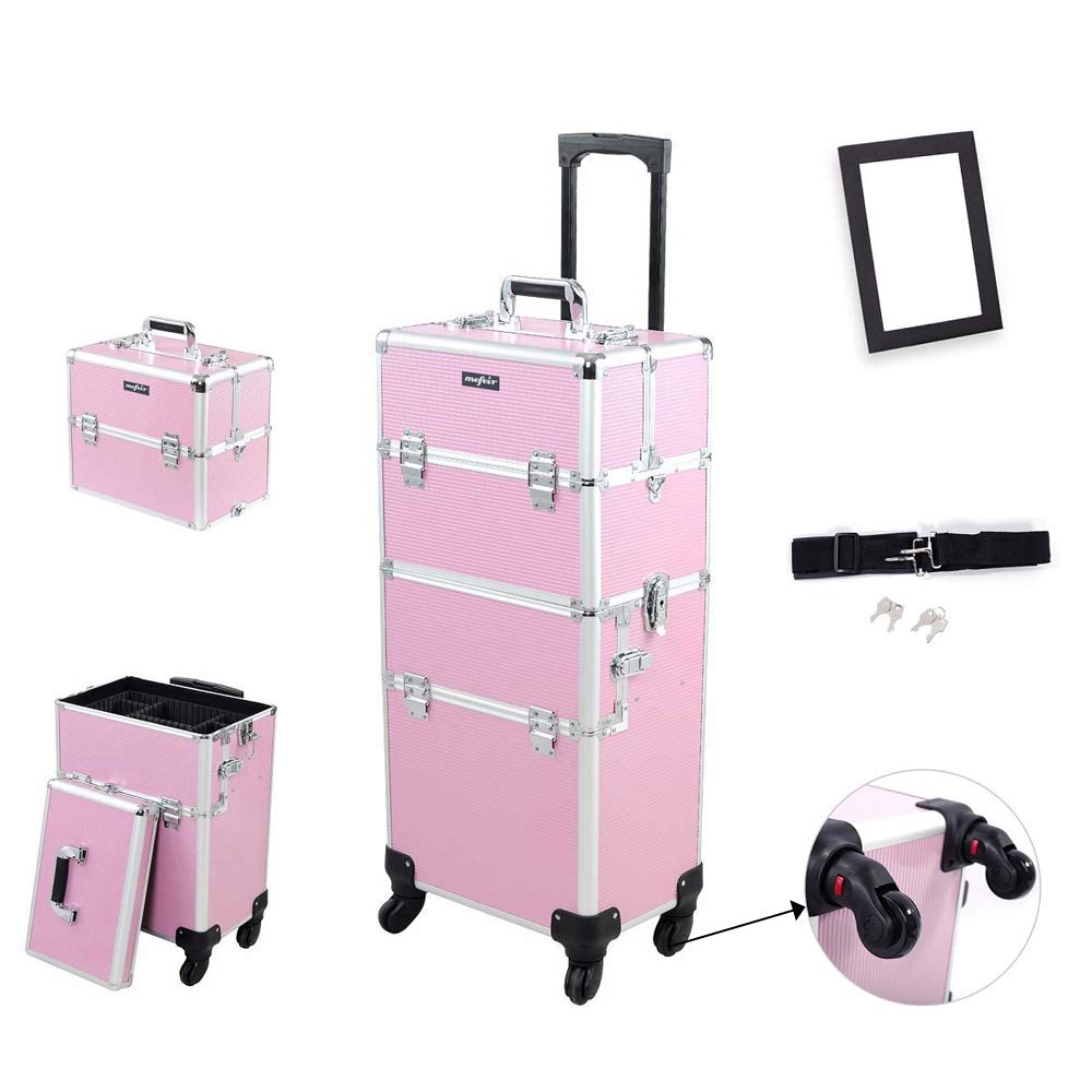 2-in-1 Rolling Makeup Train Ca - Makeup And Beauty 评论和价格