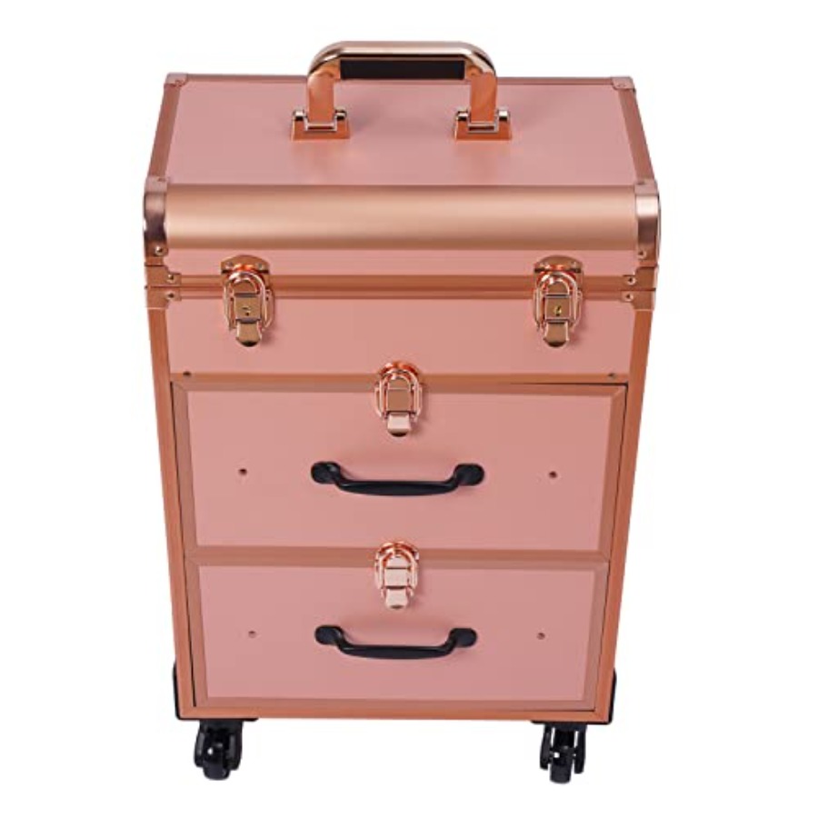 3-Tier Aluminum Rolling Makeup - Makeup And Beauty 评论和价格