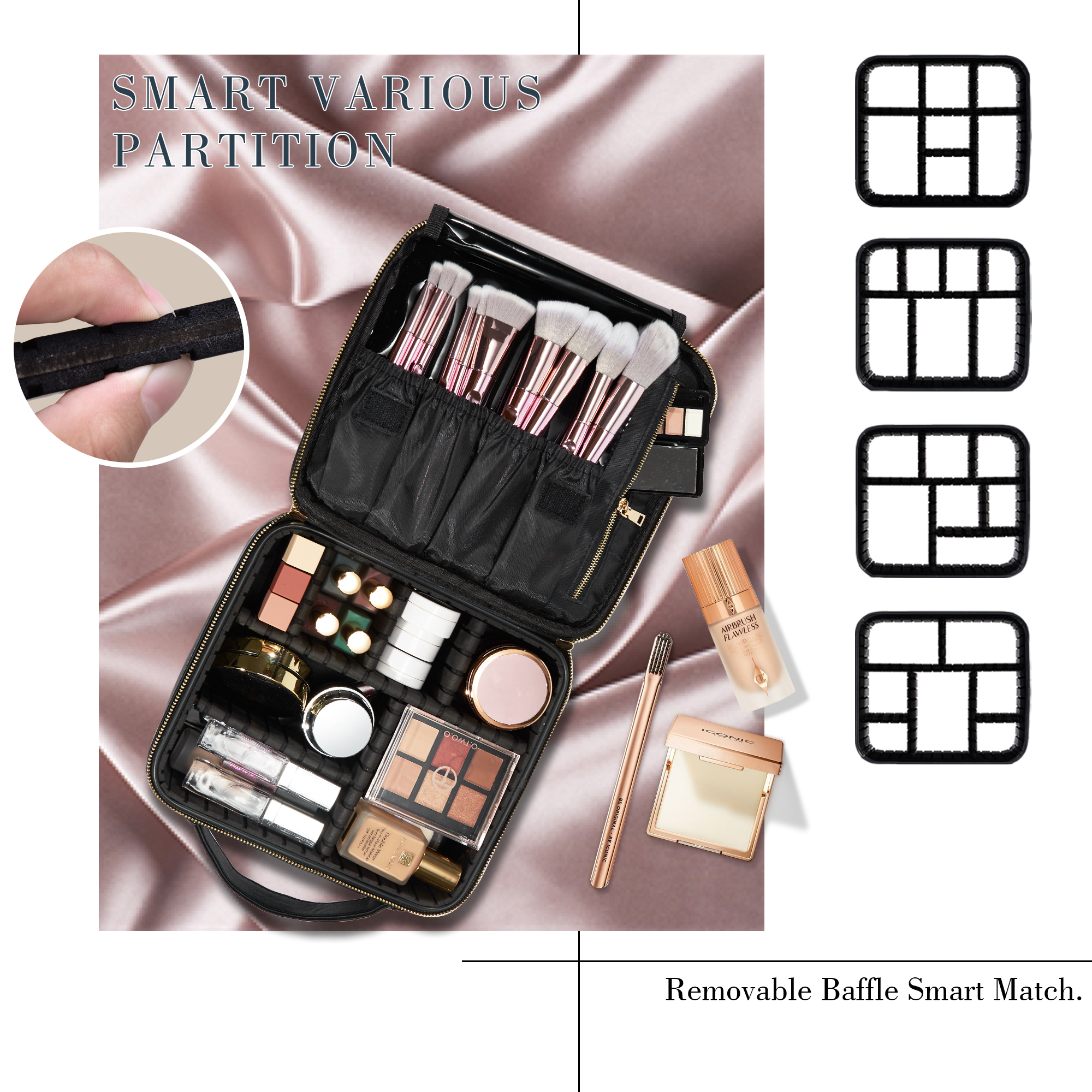 Cosmetic Case Makeup Bag Vanit - Makeup And Beauty 评论和价格
