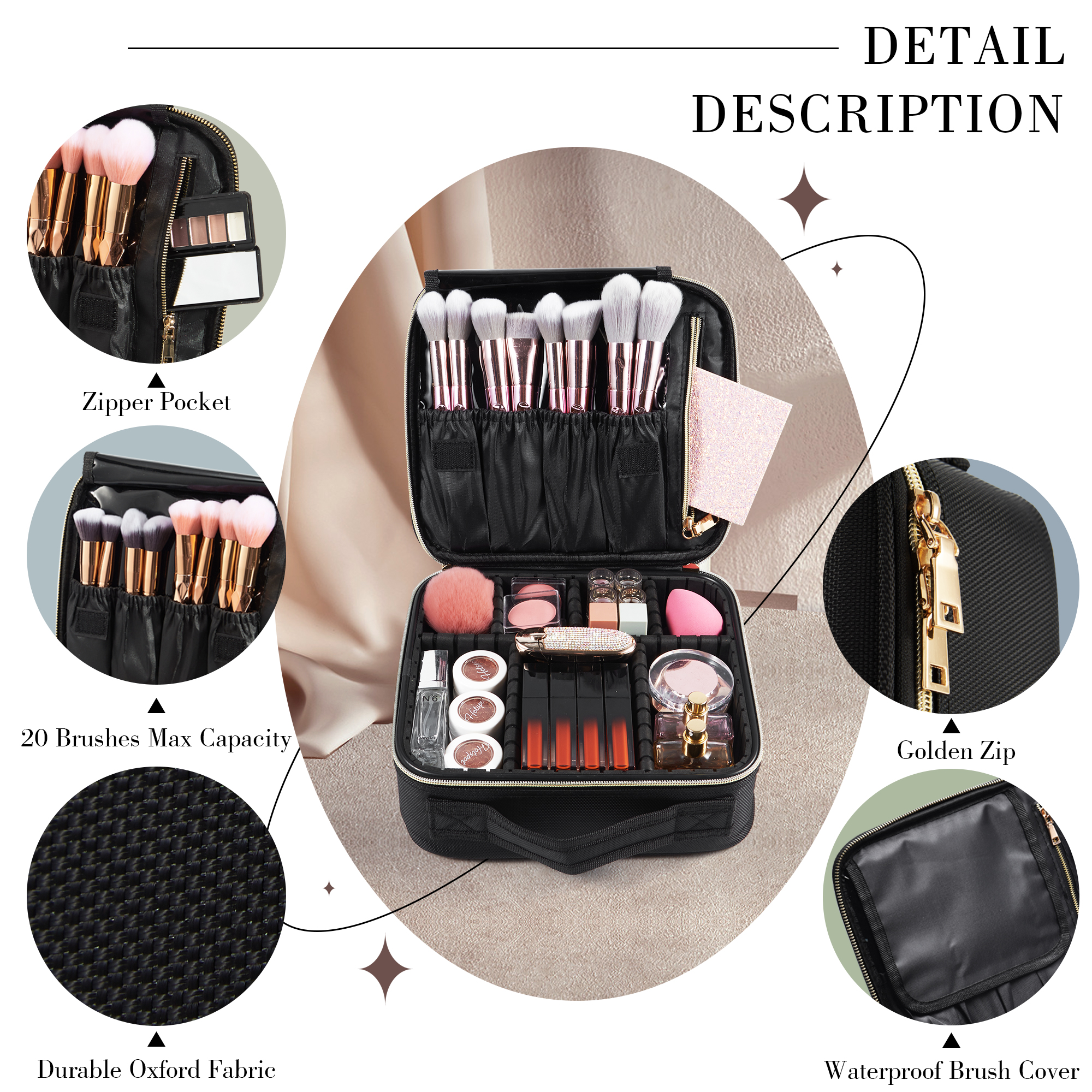 Cosmetic Case Makeup Bag Vanit - Makeup And Beauty 评论和价格