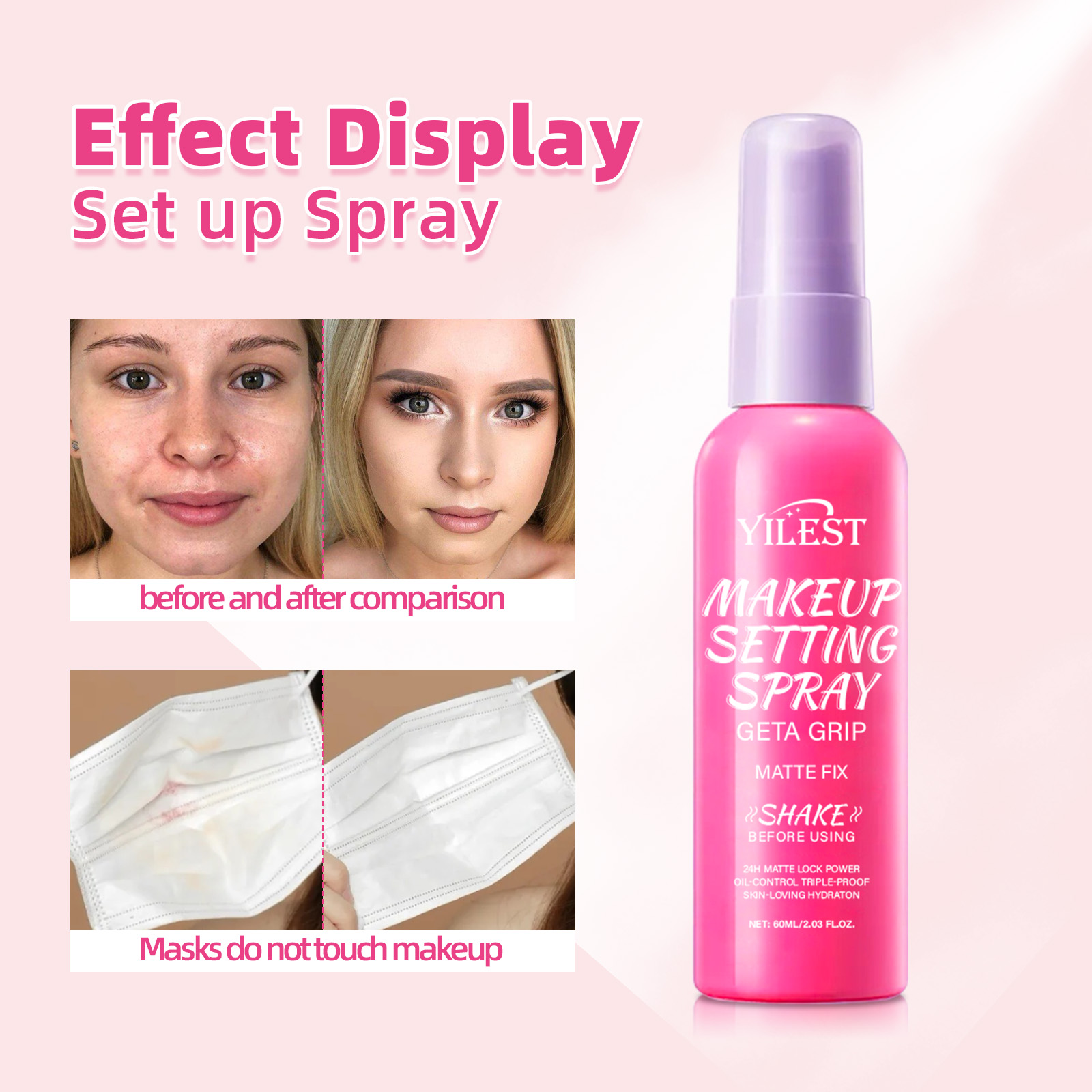 Matte Waterproof Setting Spray - Makeup Fixing Mist 评论和价格