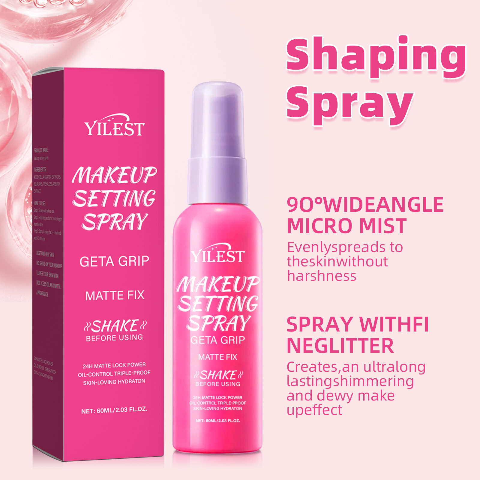 Matte Waterproof Setting Spray - Makeup Fixing Mist 评论和价格