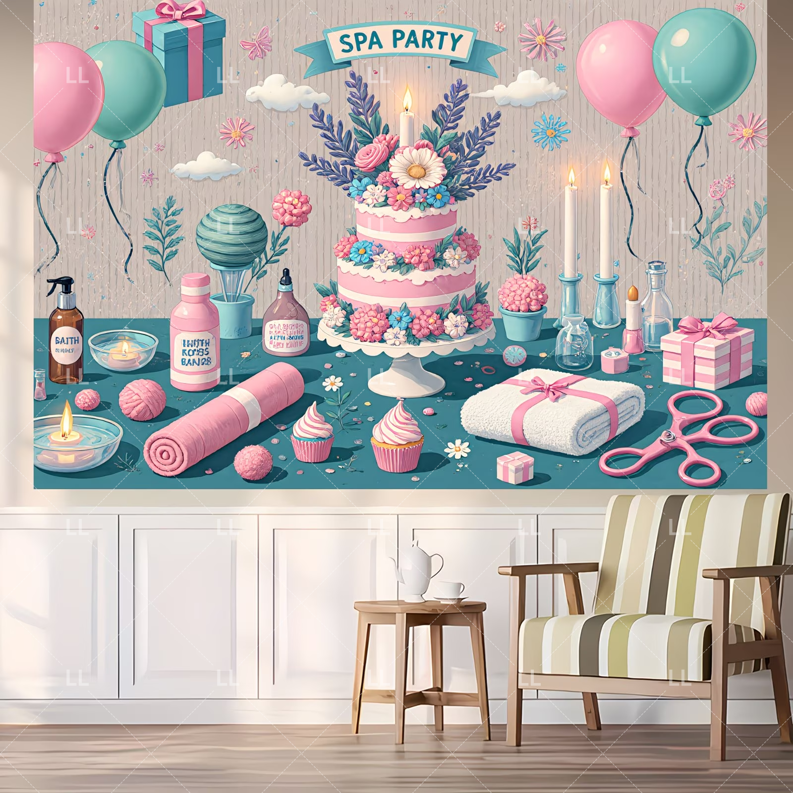 Pink Beauty Makeup Spa Backgro - Beauty Makeup Girl Photo 评论和价格