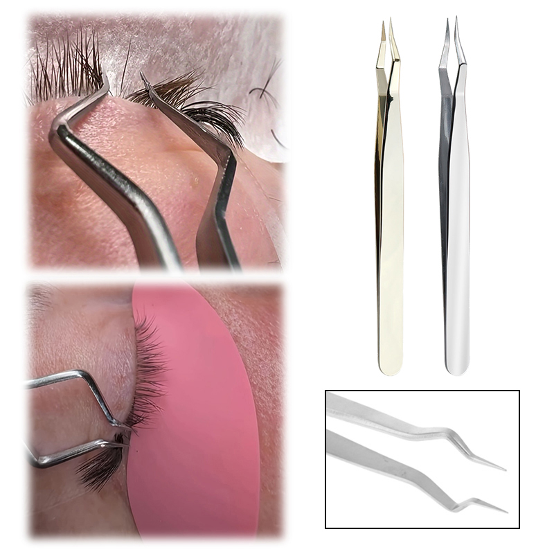 Lash Extension Tweezers Anti S - Beauty Makeup Tips 评论和价格