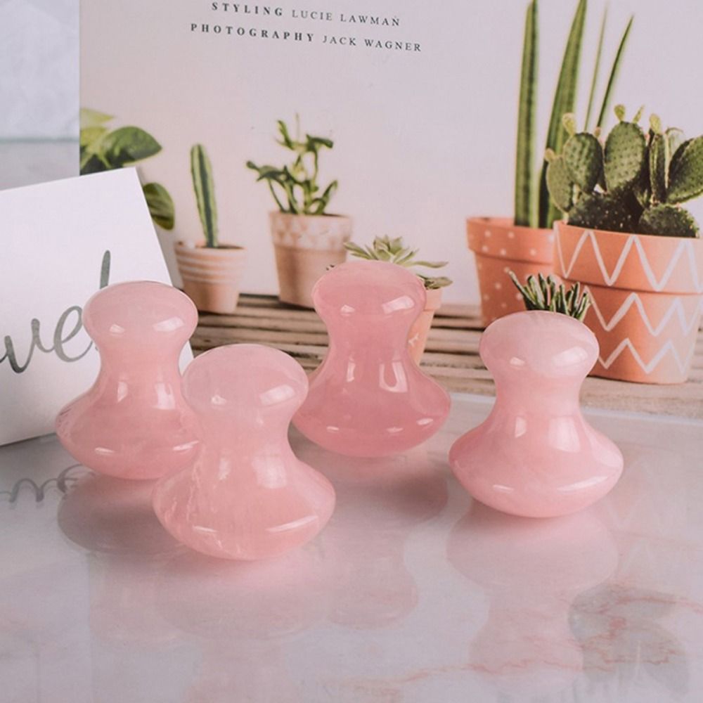 Slimming Tools Mushroom Shape  - Jade Roller Gua Sha 评论和价格