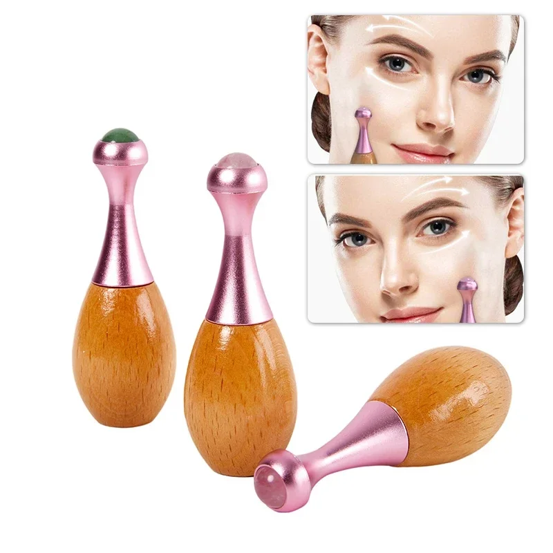 1pcs Gourd Shaped Natural Jade - Jade Roller Gua Sha 评论和价格