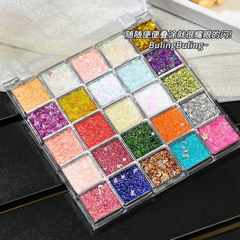 1pc Capel  Mermaid Glitter Eye - Beauty Makeup Palette 评论和价格